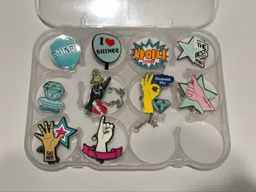 SHINee 핀 배지 세트 10개입