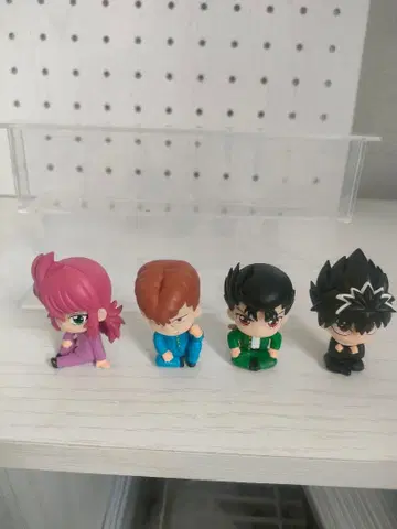 스와라세타이 유유백서 컴플리트 4개 세트 각인 있음