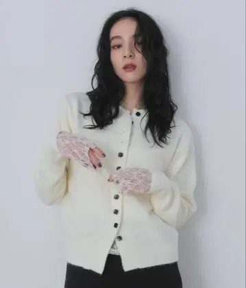 스퀘어 버튼 니트 가디건 shellyisland