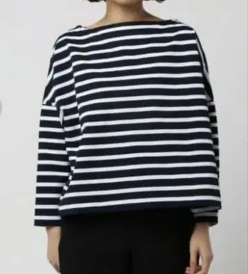 Traditionalweatherwear 빅 마린 보트넥 셔츠