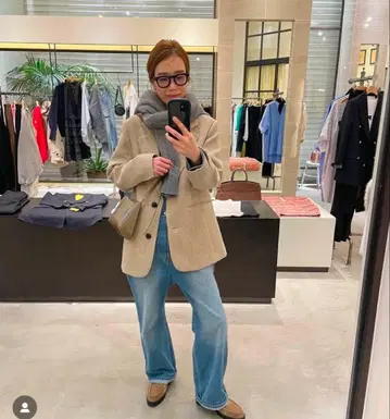 본딩 오버 자켓 코트 38