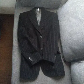 테일러드 자켓 블랙 스트라이프