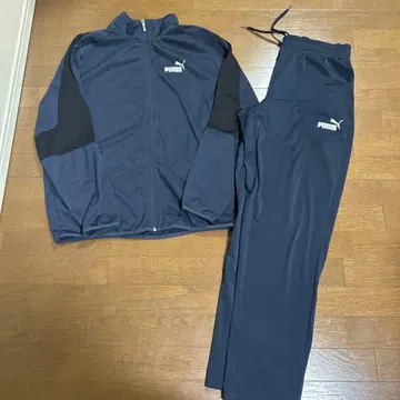 PUMA 저리 상하의 네이비 XL