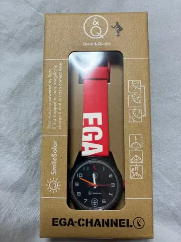 [ 한정판 ] 에가짱 채널 워치 빨간색