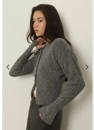 알리시아스탄 Button Knit Cropped Cardigan