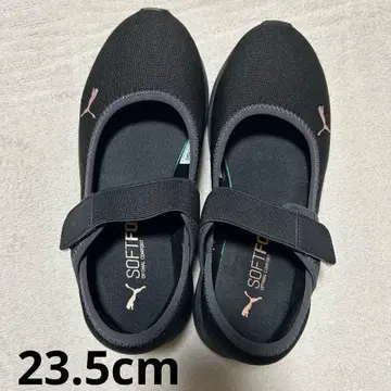 [미사용급] PUMA 컴포트 슈즈 경량 발레 슈즈 블랙 23.5