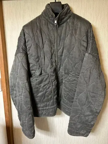 Zara 그레이 퀼팅 자켓