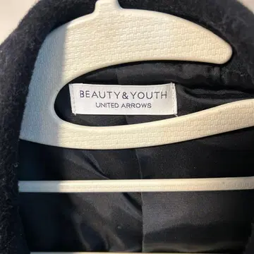 BEAUTY&YOUTH 네이비 피 코트