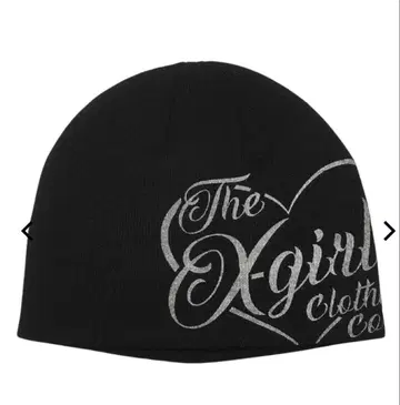 새상품 X-girl LOGO BEANIE 엑스걸 비니 니트