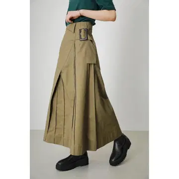 AZULBYMOUSSY TRENCH FLARE SKIRT