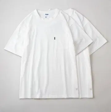 BLUCO/부루코 2pac 포켓 TEE 화이트 L