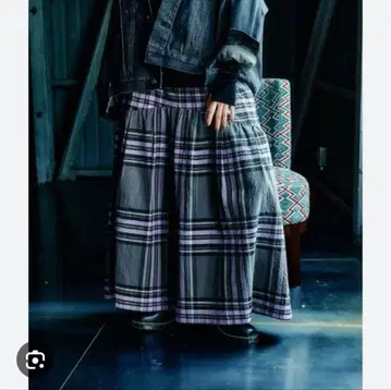 니코앤드 모드 노움코어 코튼 염축 개더 팬츠