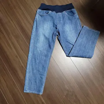 데님 블루 팬츠