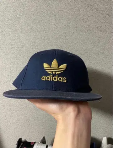 00s 90s adidas 네이비 스냅백 캡 cityboy