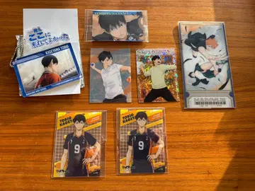 카게야마 토비오 세트 스마일 베이스 카페 명언 아크릴 키링 포함 (9점)