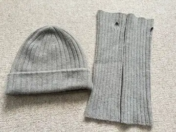 Deuxieme Classe 니트 캡 & 암워머 세트