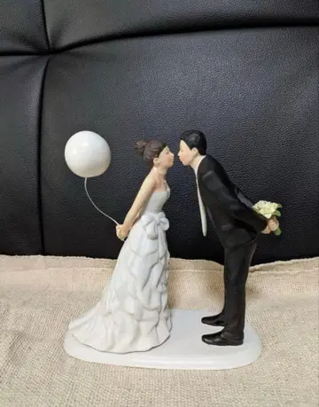 신랑 신부 케이크 토퍼