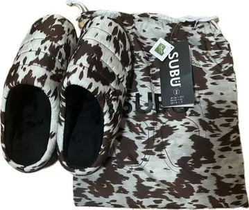 미사용 새상품 SUBU 카우 브라운 26~27.5cm