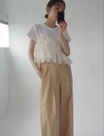 NOBLE 튤 뷔스티에