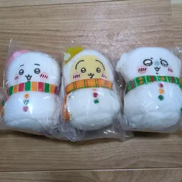 치이카와 복권 눈사람 마스코트 3종 세트
