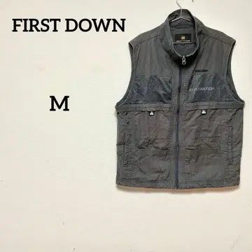 FIRST DOWN 필드 베스트 남성용 M 그레이 아웃도어