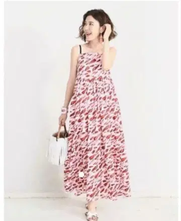 오블리 obIi 원피스 핑크 빨간색