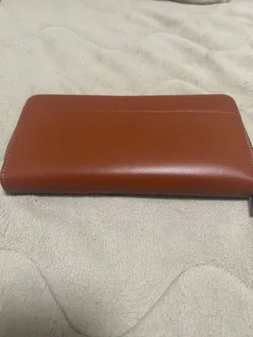 브라운 가죽 장지갑