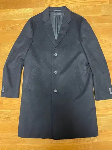 유니클로 울 캐시미어 체스터 코트 L 블랙