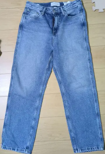 CALVIN KLEIN JEANS 스트레이트 데님 라이트 블루