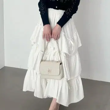 An MILLE 안미르 라운드 프릴 리본 SK