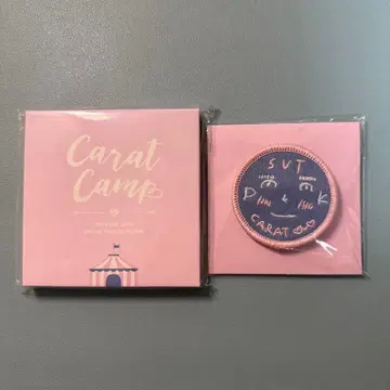 세븐틴 캐럿 캠프 거울과 도겸 와펜 배지