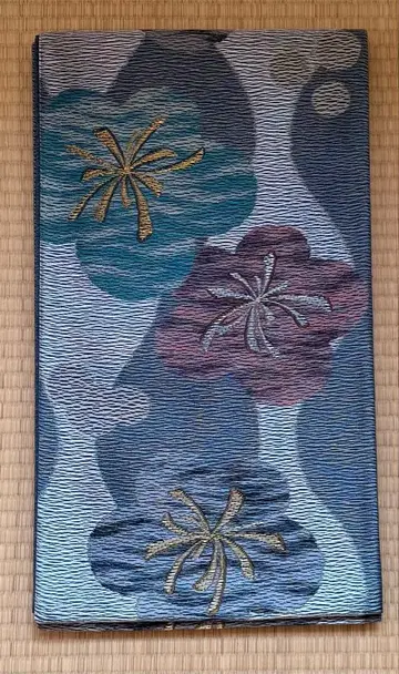 육통 무늬 후쿠로 오비