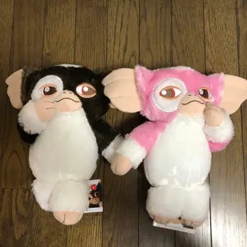 그렘린 M 봉제 인형 노멀&핑크 세트