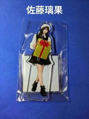 노기자카46 사토 리카 블랙 노기 산타 아크릴 스탠드 1개