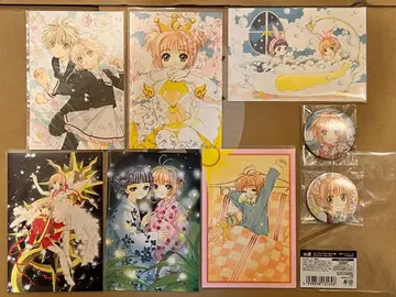 카드캡터 사쿠라전 엽서 세트 A 세트 캔뱃지