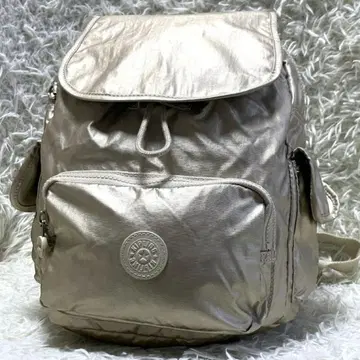 키플링 CITY PACK MINI A5 사이즈 백팩 메탈릭