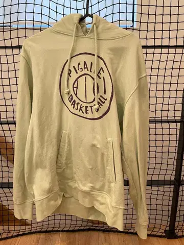 PIGALLE 농구 후드티 라이트 그린