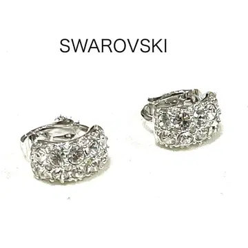 SWAROVSKI 스와로브스키 크리스탈 귀찌 실버