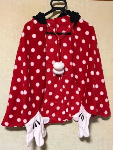 미니 마우스 스티치 플리스 케이프 2세트