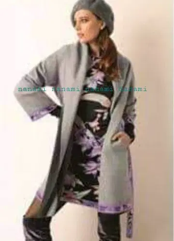 컨디션 최상 레오나르 경량 더블 페이스 코트 42