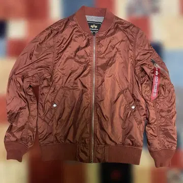 ALPHA INDUSTRIES 알파 블루종 얇은 소재