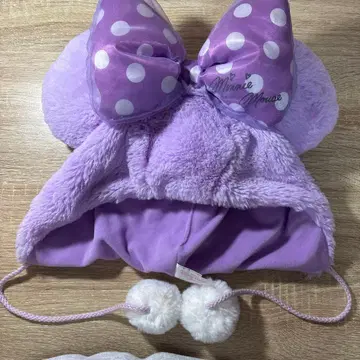 미니 마우스 보라색 팬캡