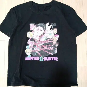 HUNTER x HUNTER T셔츠 블랙 M2068번