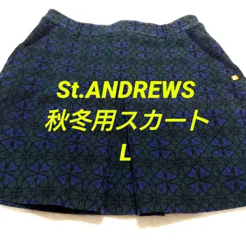 St ANDREWS 골프 스커트 L 가을/겨울 세인트 앤드류스