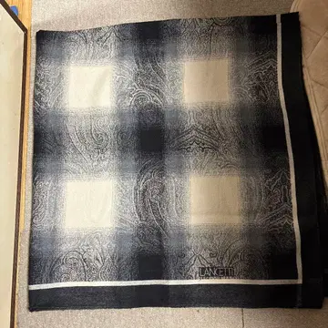 LANCETTI 페이즐리 체크 스톨