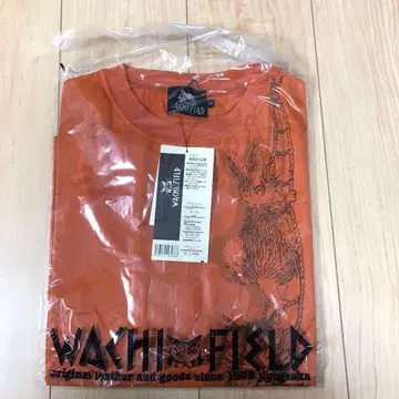 미사용 WACHI FIELD 여성용 T셔츠 오렌지 마시 다얀