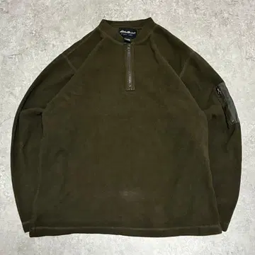 Eddie Bauer 하프 지퍼 팔뚝 포켓 작음 플리스 S 구제 의류