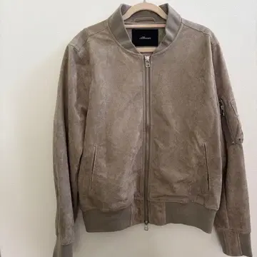 [ Allumer / 아류메르 ] 스웨이드 블루종 MA-1