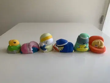 오붕구토이잇쇼 잘자 라이트 마스코트 전 6종 풀세트