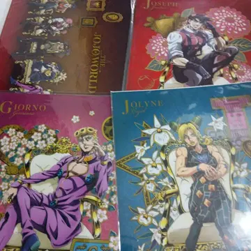 제일복권 죠죠 클리어 포스터 4종 세트